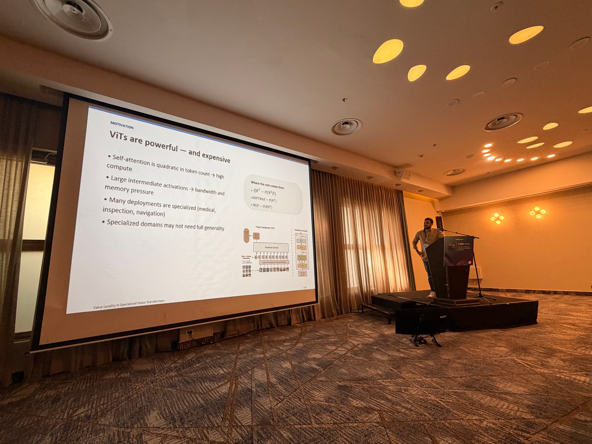 ICSEE 2026 Talk by Daniel Stopel - Value Locality in Specialized Transformer Models
