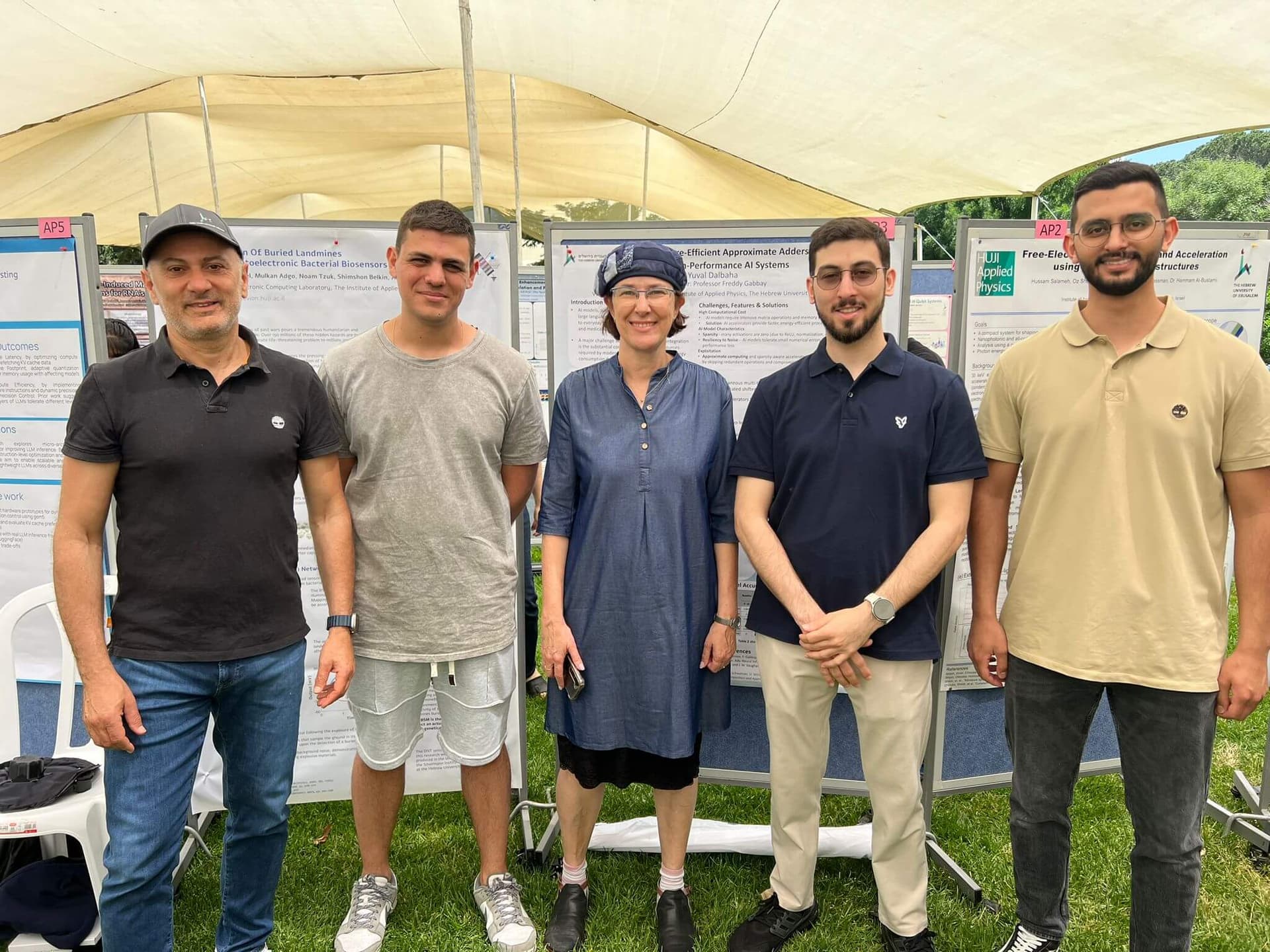 Team at Poster Day